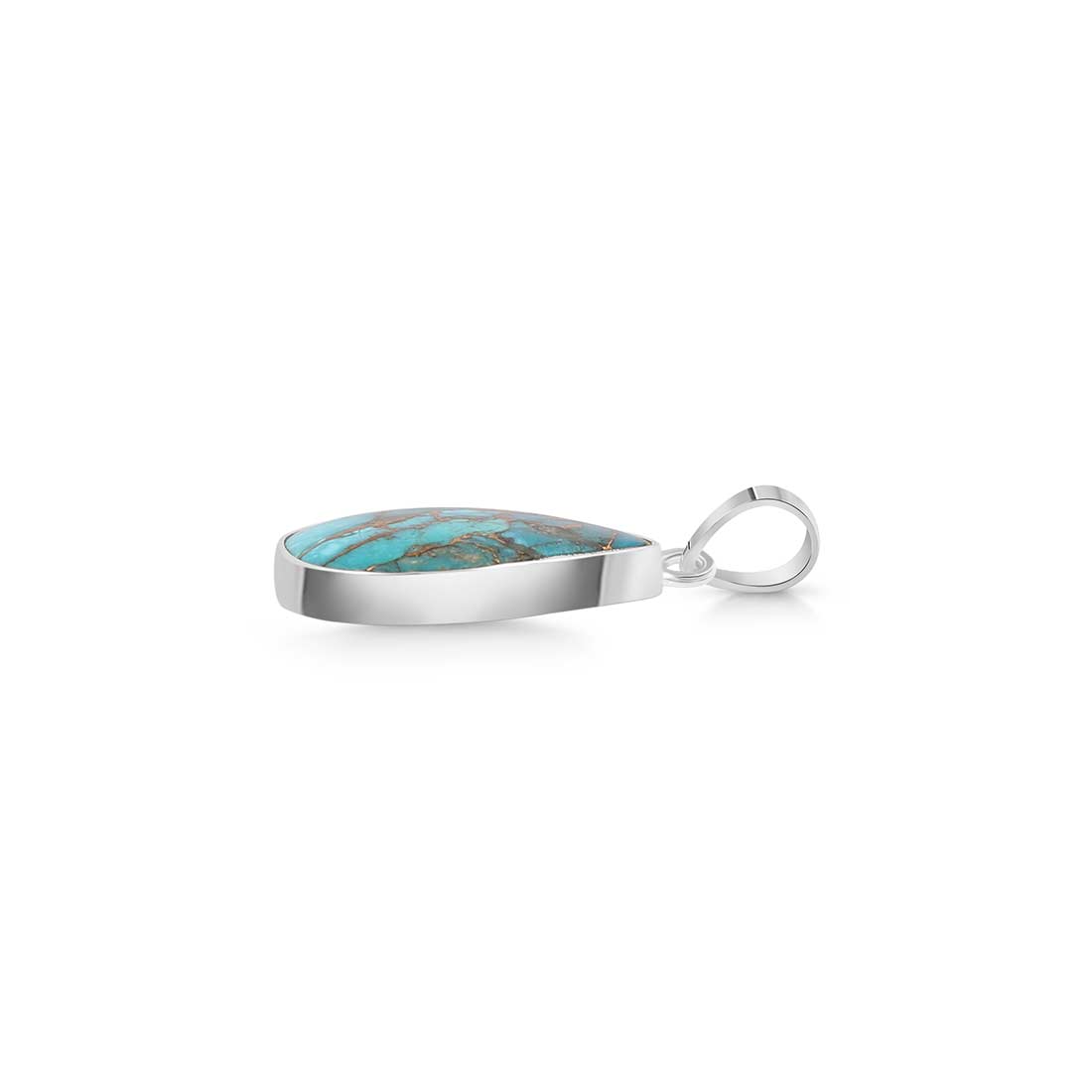 Turquoise (Copper) Pendant-(TRC-P-20.)